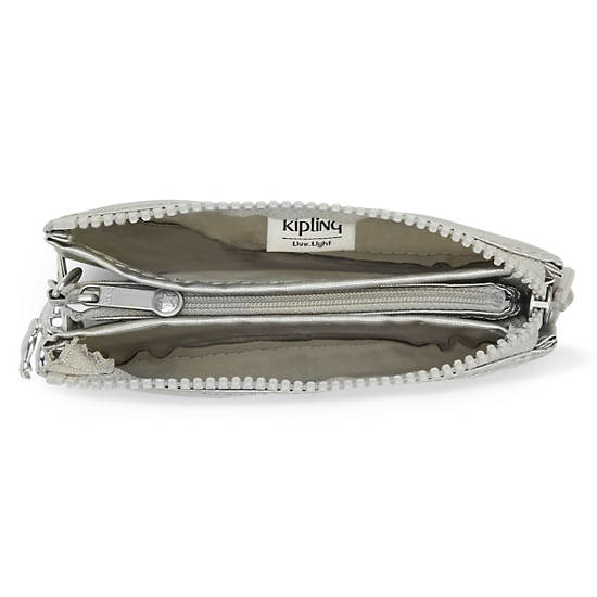 Kipling Creativity Small Metallic Pouch Çanta Gümüş | TR 1106PJ